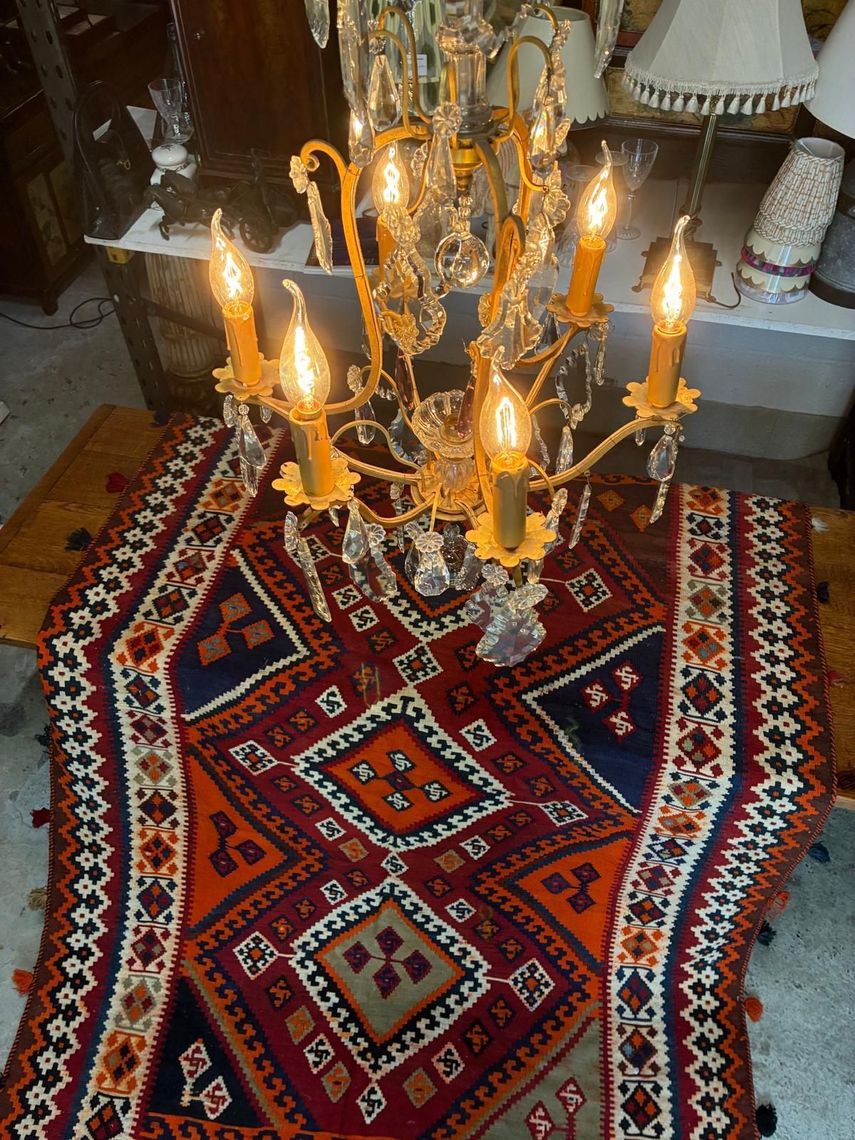 Turkish Kilim Rug Hand Made Traditional Oriental Carpet photo for sale