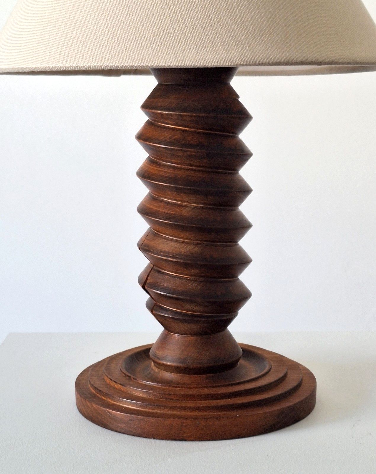 French Modernist Table Lamp In The Style Of Charles Dudouyt photo furniture