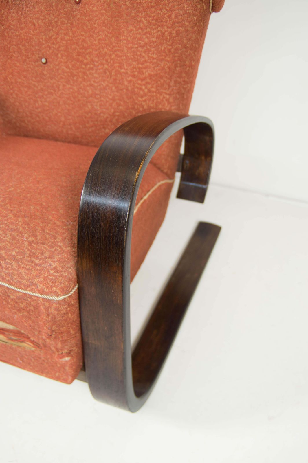 Fauteuil à oreilles bentwood Tank par Navratil, Tchécoslovaquie, années 1930 photo buy