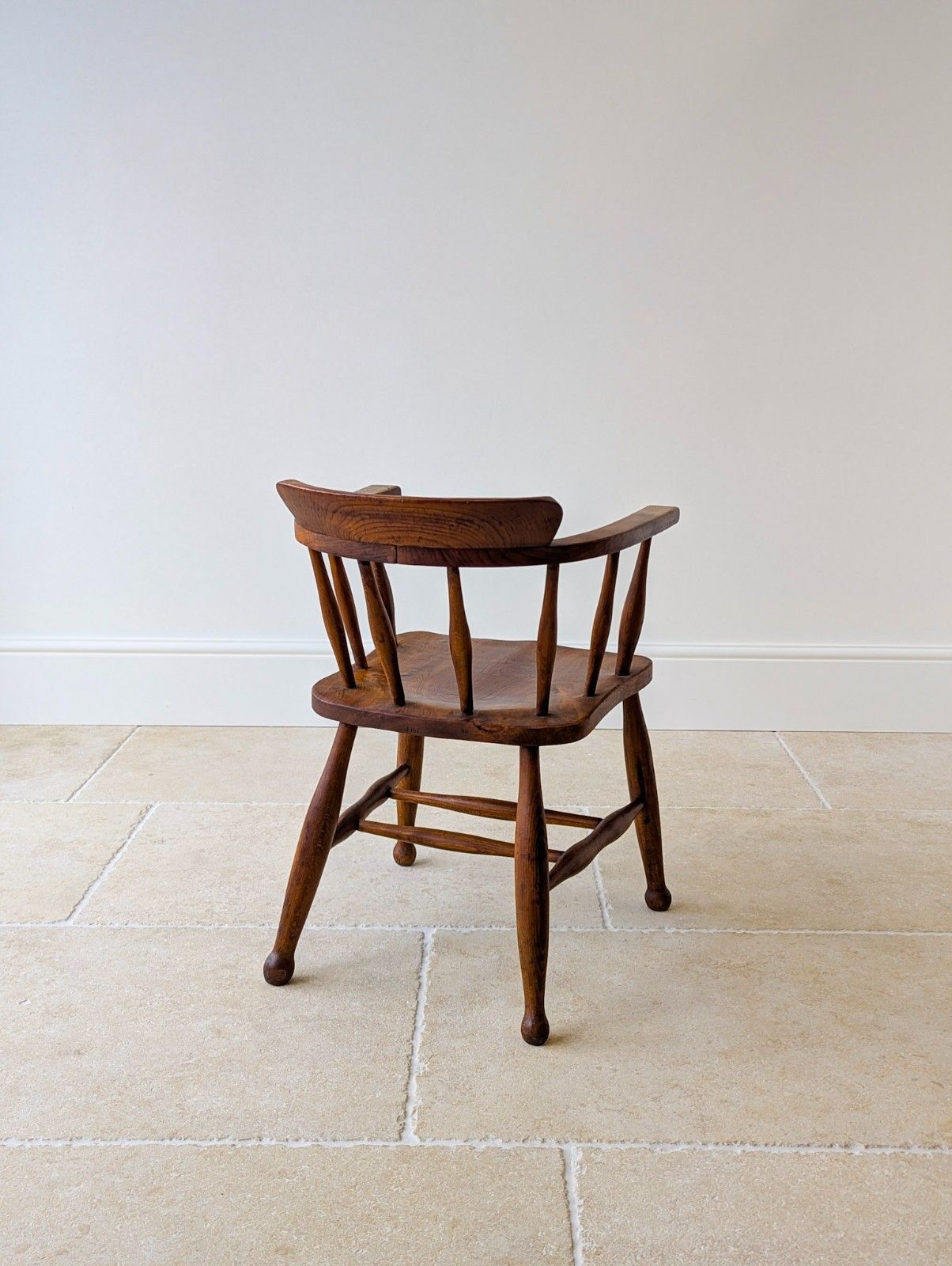 photo buy Arts & Crafts Style Elm And Beech Desk Chair 1940’s