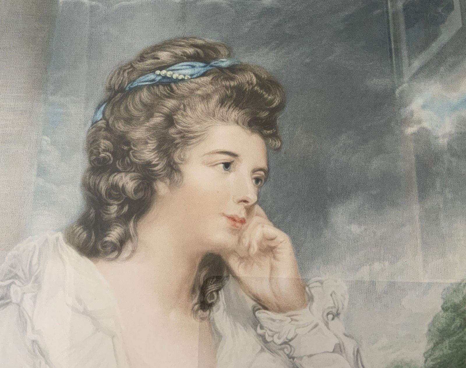 Portrait Of A Lady Signed Artist Proof Mezzotint Engraving By Sydney Wilson 1911 photo Art