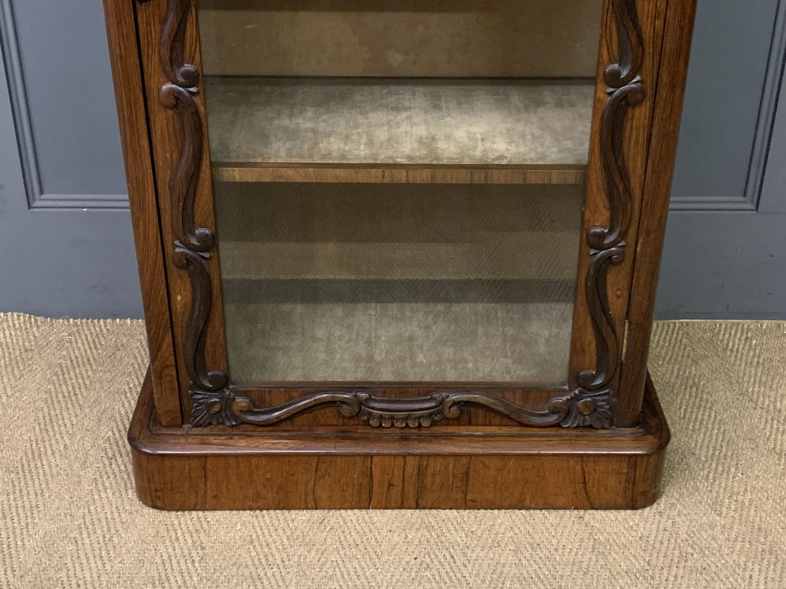 Victorian Rosewood Bookcase Cabinet By James Winter photo Furniture