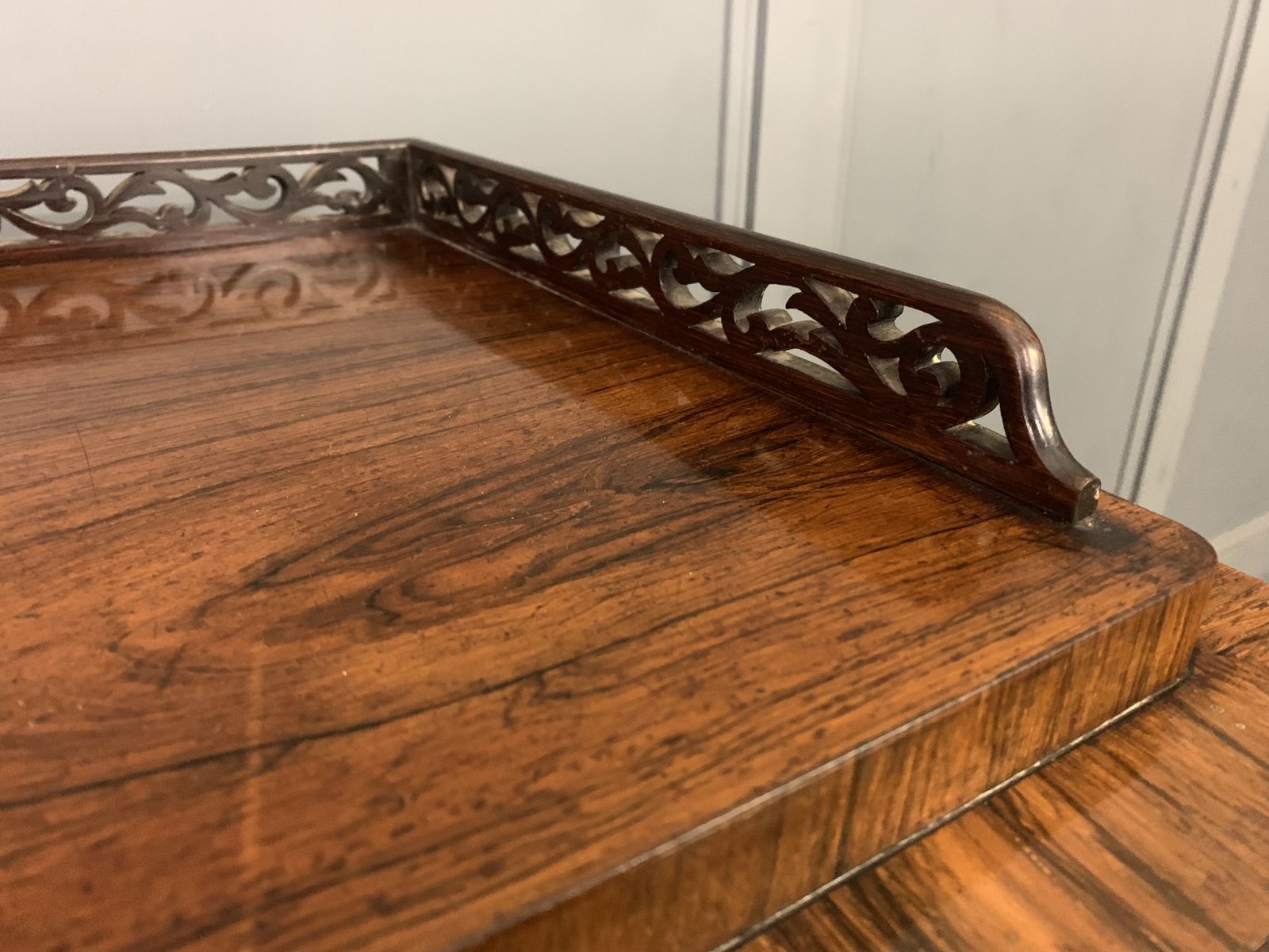 photo for sale Victorian Rosewood Bookcase Cabinet By James Winter