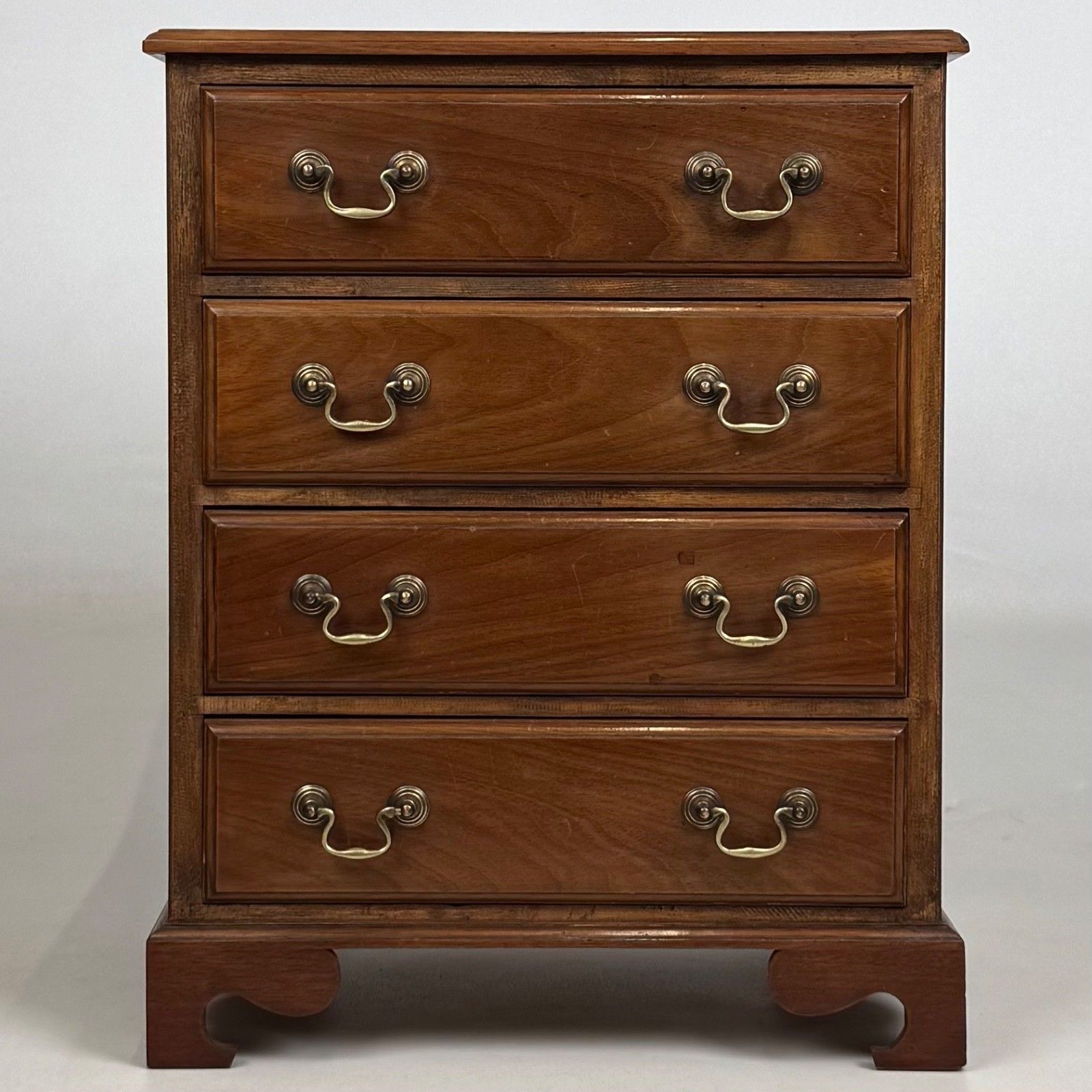 Antique 20th Century Small Chest Of Drawers In Mahogany ( Af 5792 )