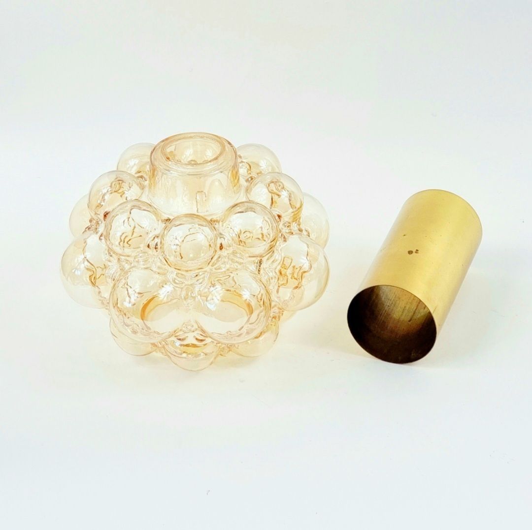 Labelled Mid Century Bubble Glass Pendant By Helena Tynell For Limburg, Germany, 1960s photo 325.0