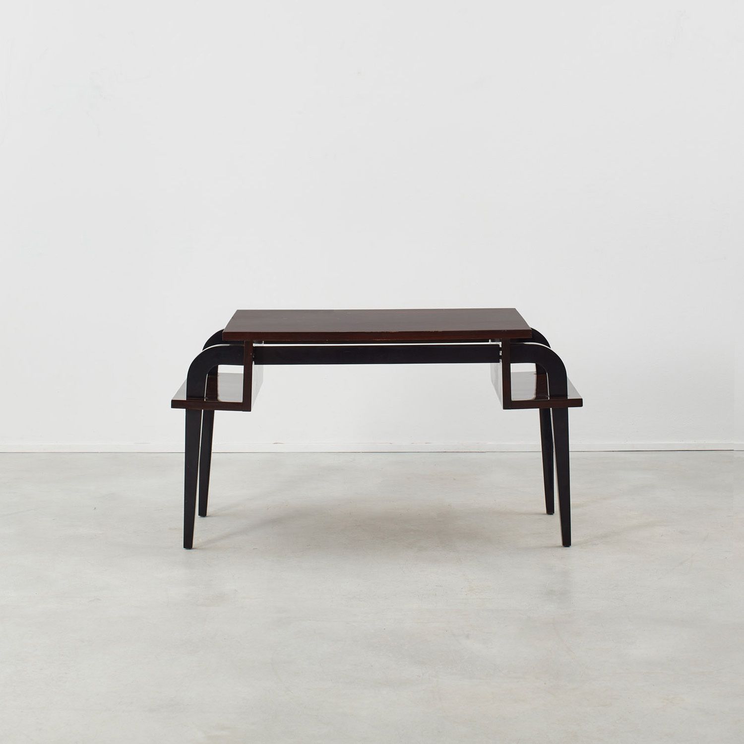 Desk In Lacquered Macassar Ebony Veneer France, 1920s photo furniture