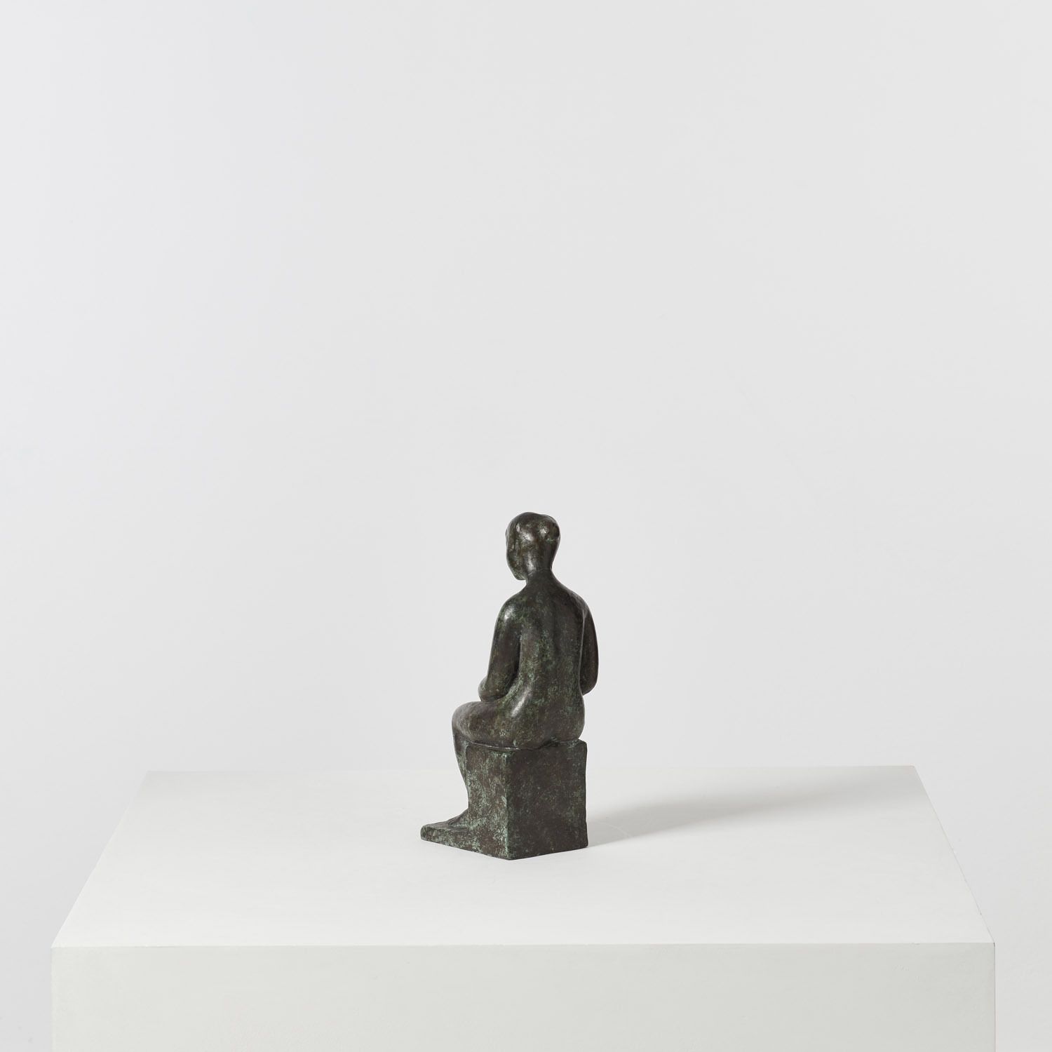 Charles Despiau (Attr.) Bronze Of Seated Lady France, Early 20th Century photo for sale
