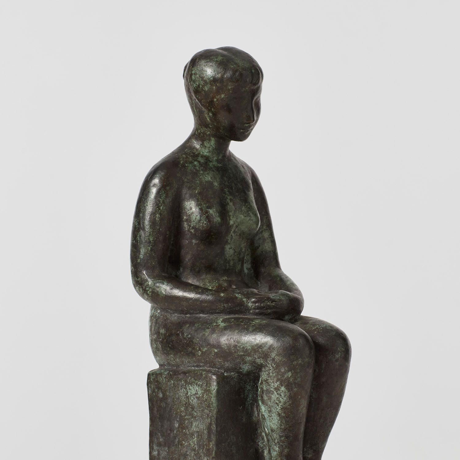 Charles Despiau (Attr.) Bronze Of Seated Lady France, Early 20th Century photo 2000.0