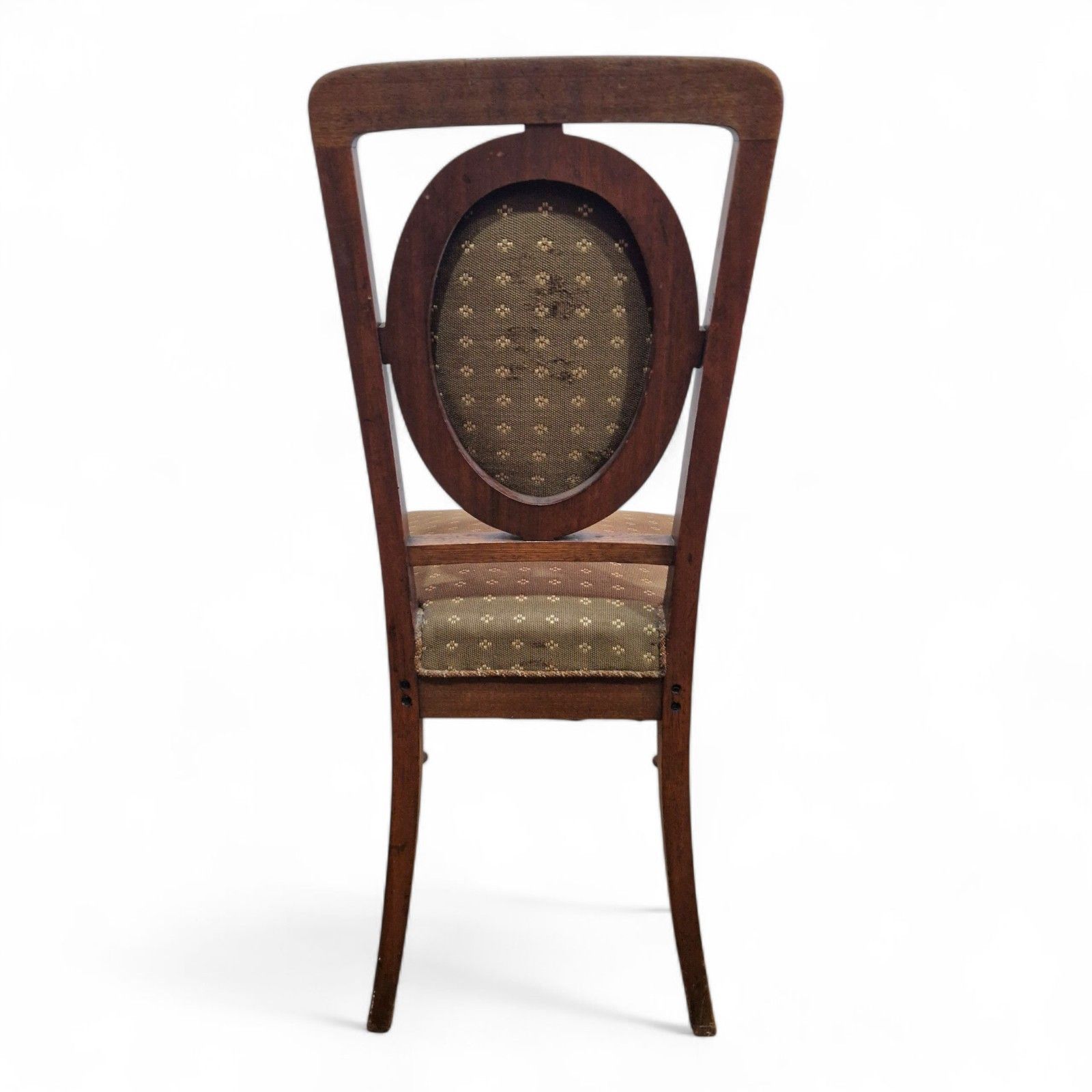 photo furniture Victorian Aesthetic Movement Mahogany Hall Chair Bedroom Occasional Chair