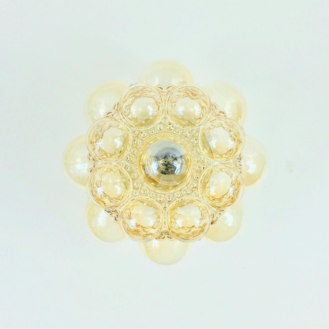 1 Of 3 Mid Century Bubble Glass Ceiling Lights By Helena Tynell For Limburg, Germany, 1970s photo Lighting