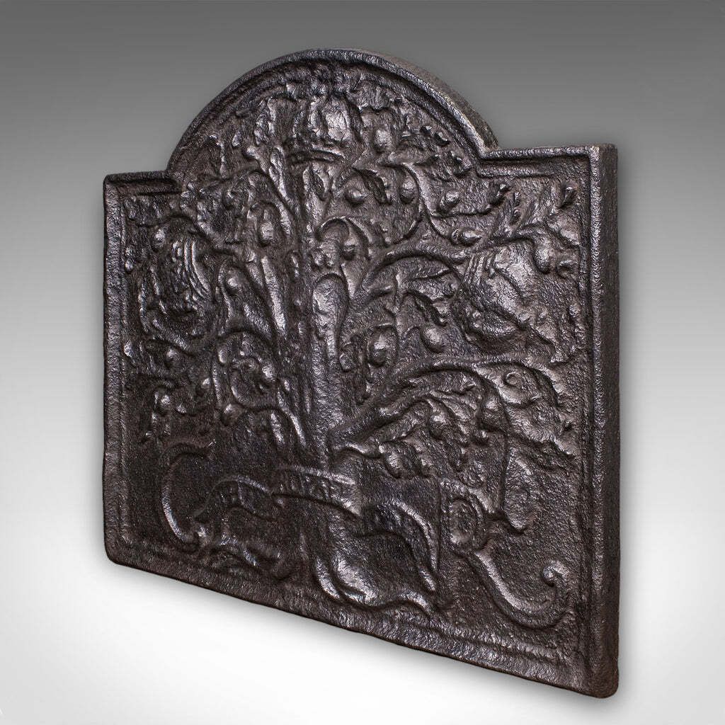 Heavy Antique Public House Fire Back, English Hearth Reflector, Georgian, C.1800. photo for sale