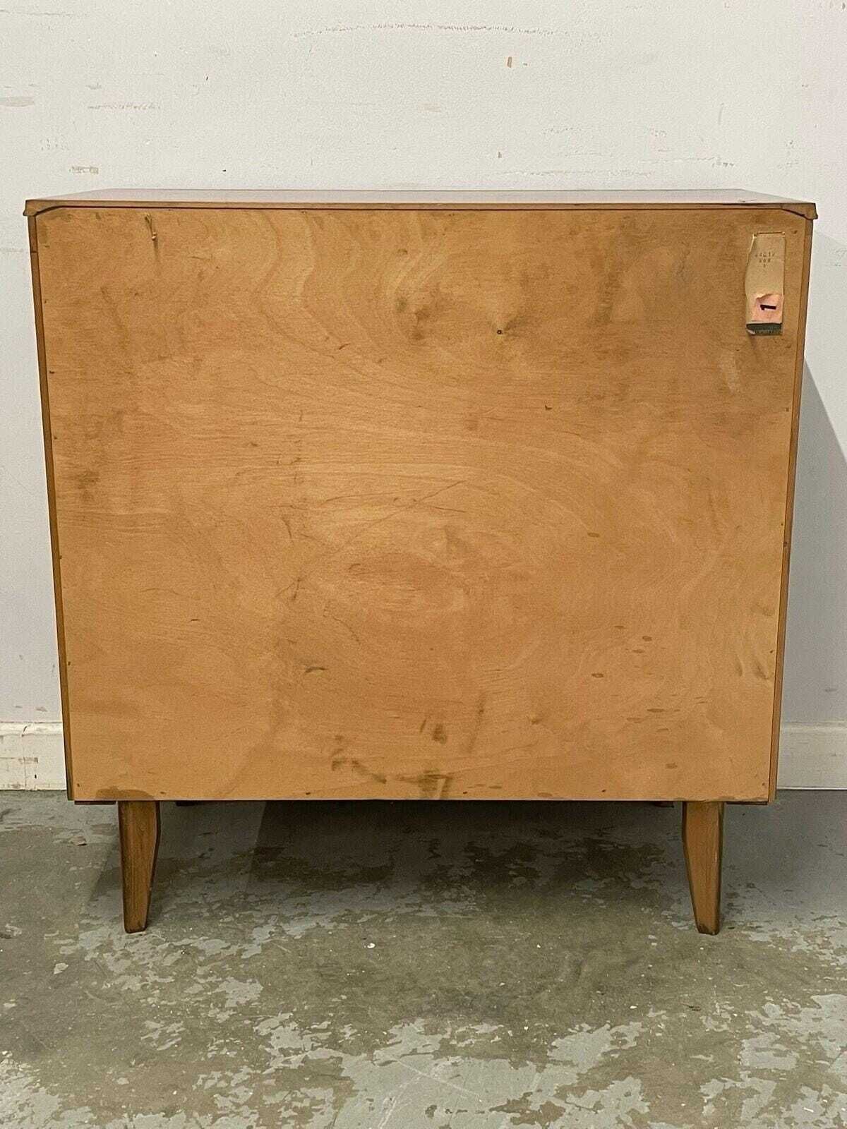 Mid Century Modern Chest Of Drawers 4 Drawer Bedroom Storage Cabinet photo vinterior
