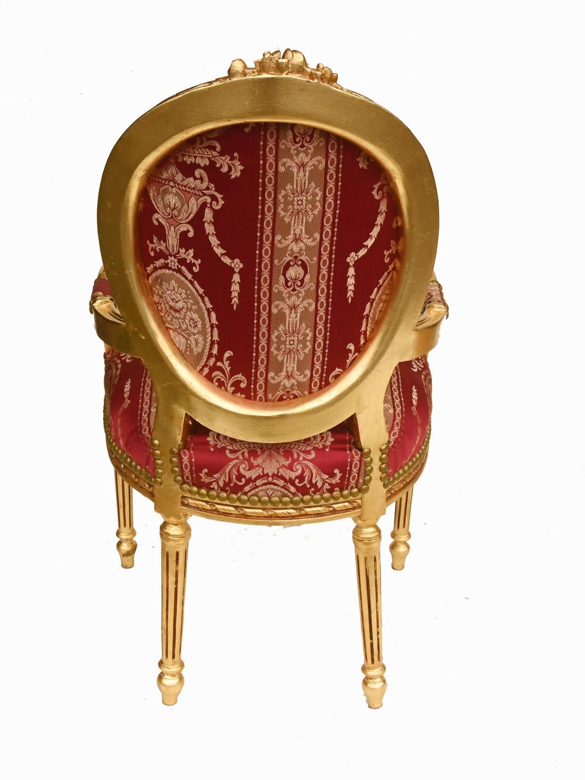Pair French Gilt Arm Chairs Fauteuil Louis XVI Revival. photo 995.0
