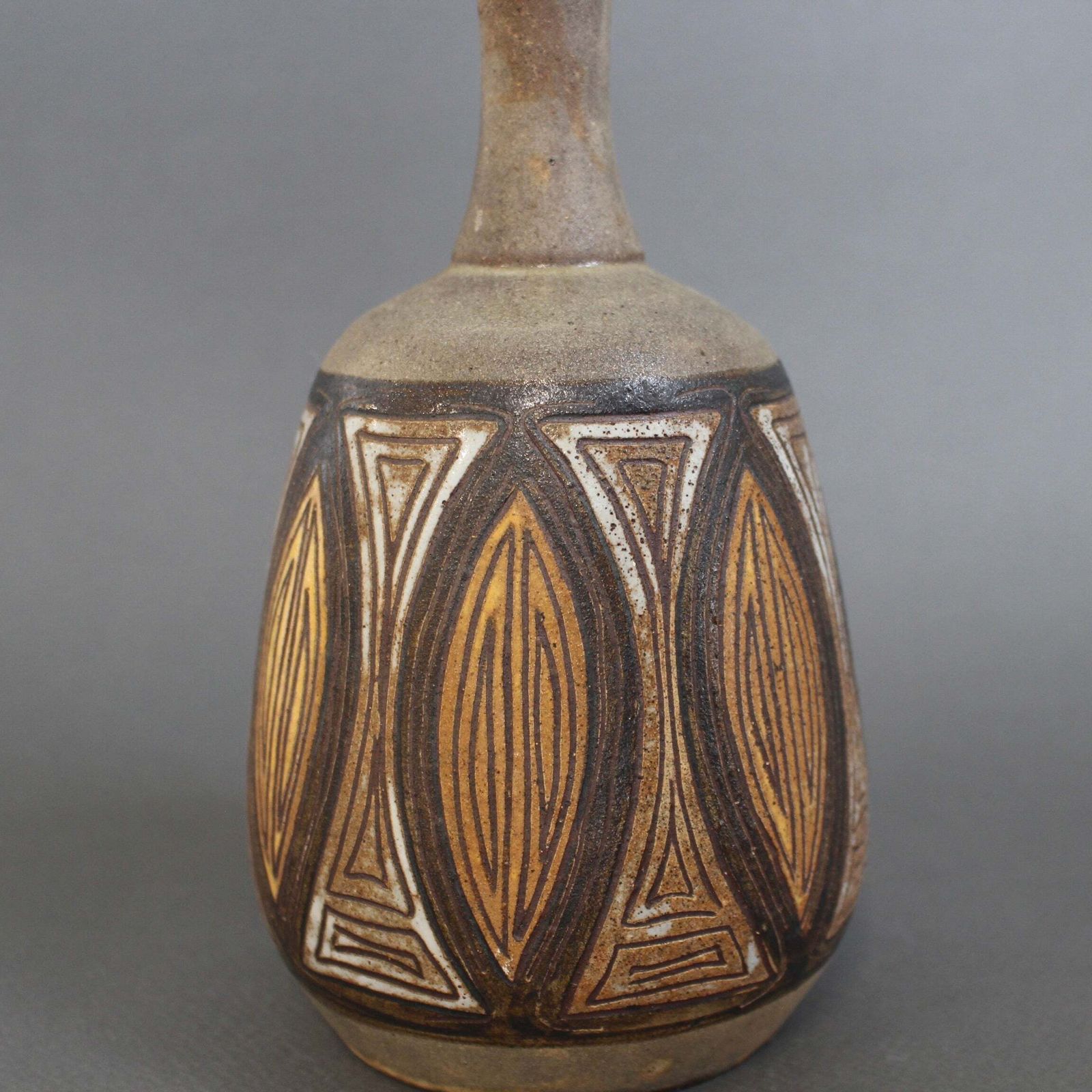 Vintage French Ceramic Flower Vase By Alexandre Kostanda (Circa 1960s) photo buy