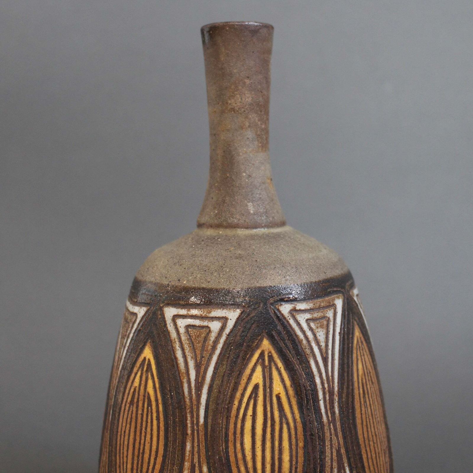 photo furniture Vintage French Ceramic Flower Vase By Alexandre Kostanda (Circa 1960s)