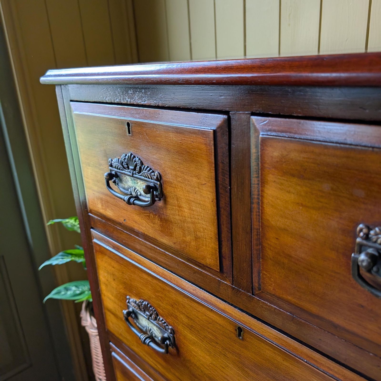 Narrow Antique Chest Of Drawers photo 295.0