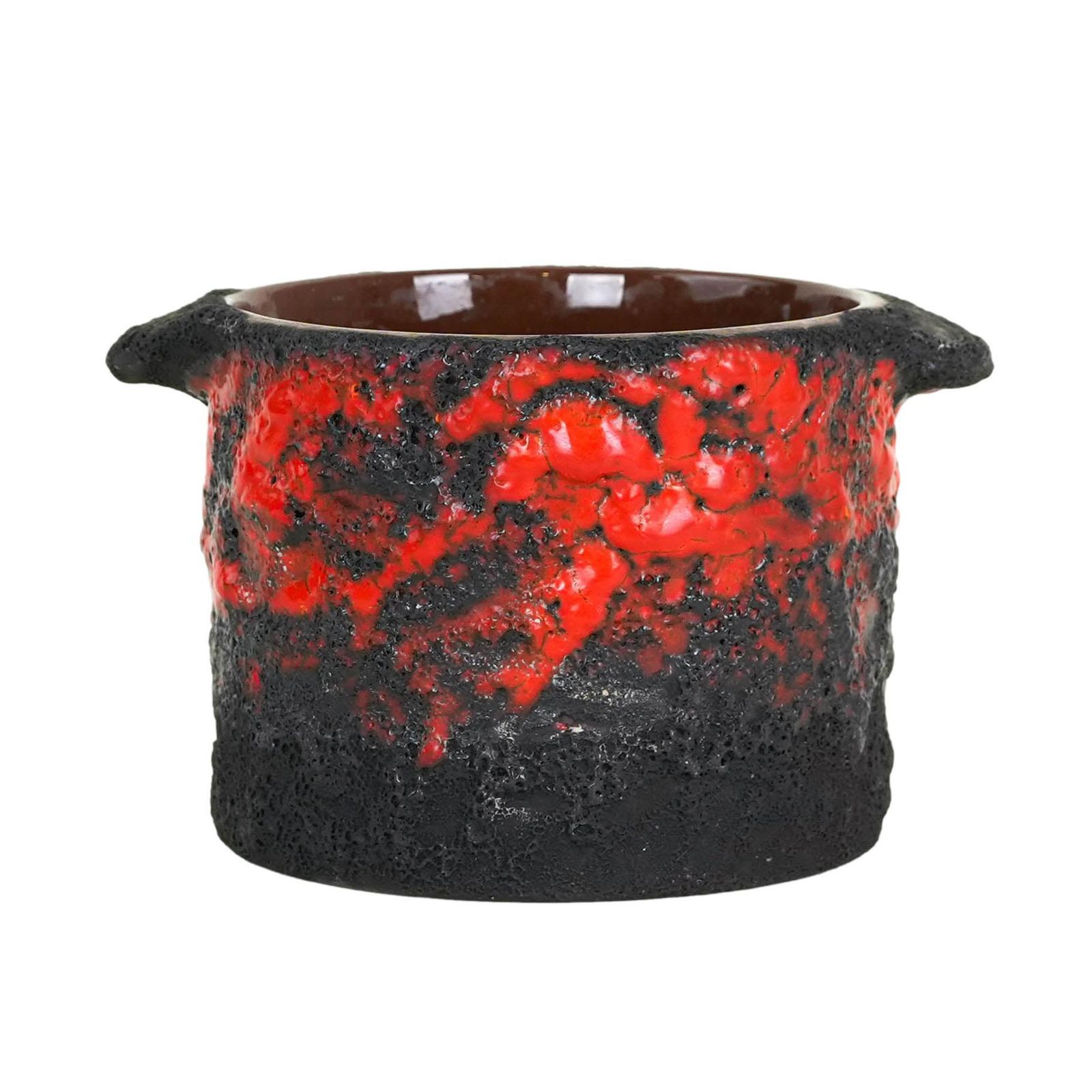 Keramische vaas, Fat Lava, Duits design, jaren 1960, Made In Germany