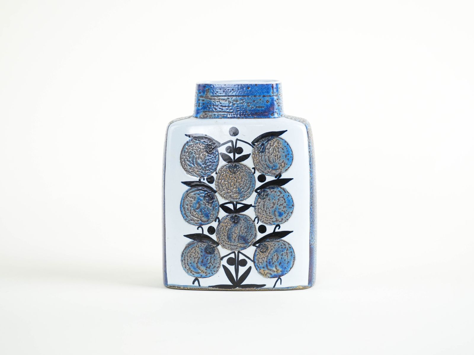 Keramische vaas, Deens design, jaren 1960, geproduceerd door Aluminia photo furniture