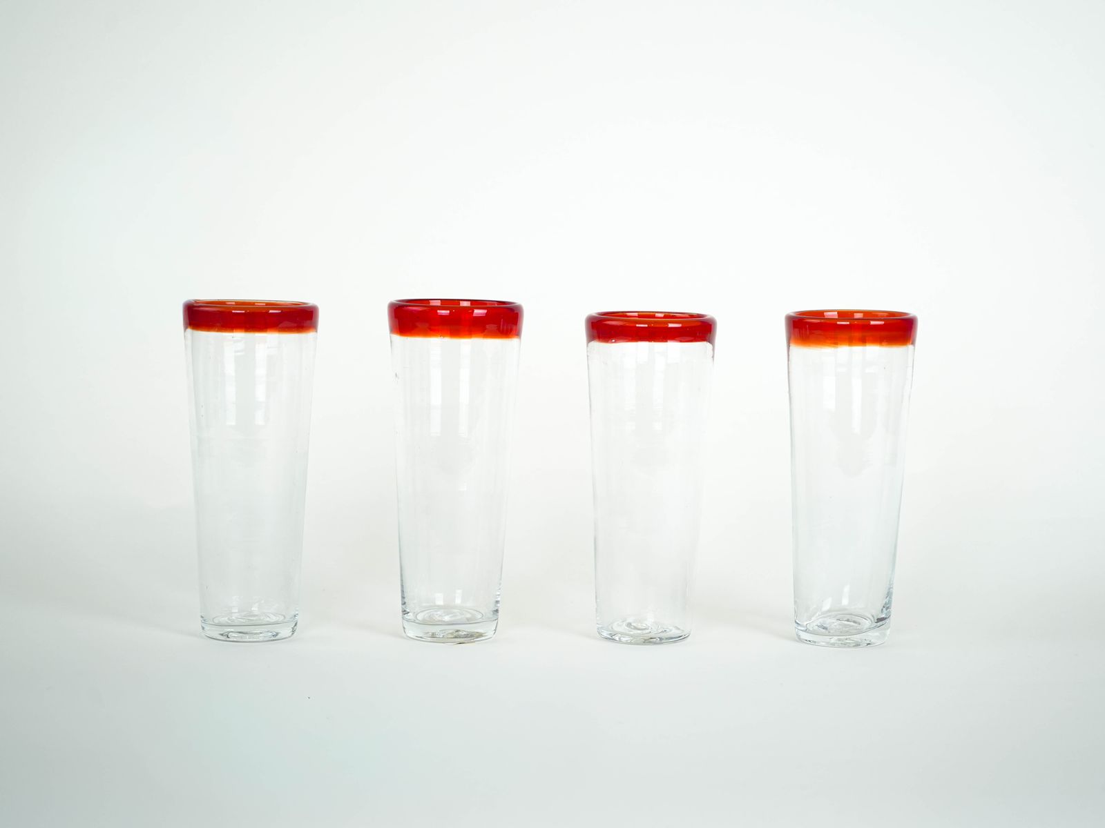 Set van vier glazen, Italiaans design, jaren 1970, Made In Italy photo for sale