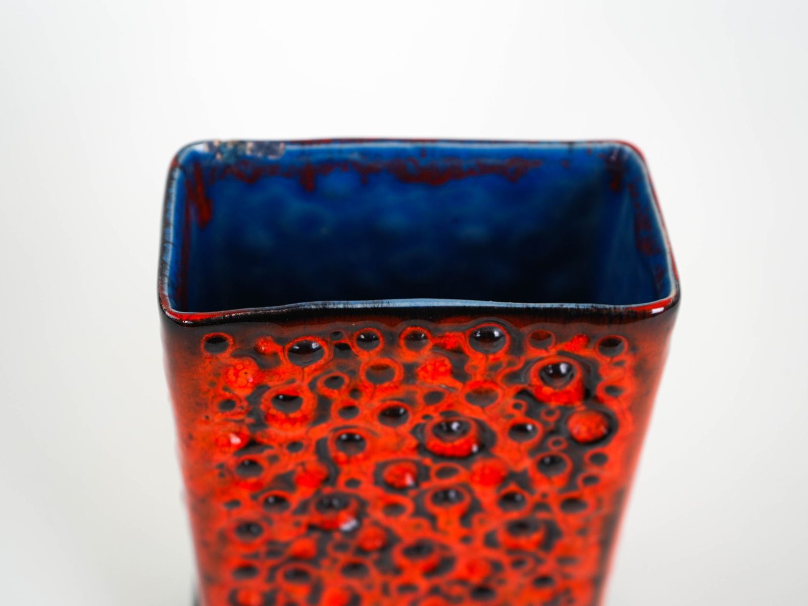 Ceramic Vase, Fat Lava, German Design, 1960s, Made In West Germany photo 329.0