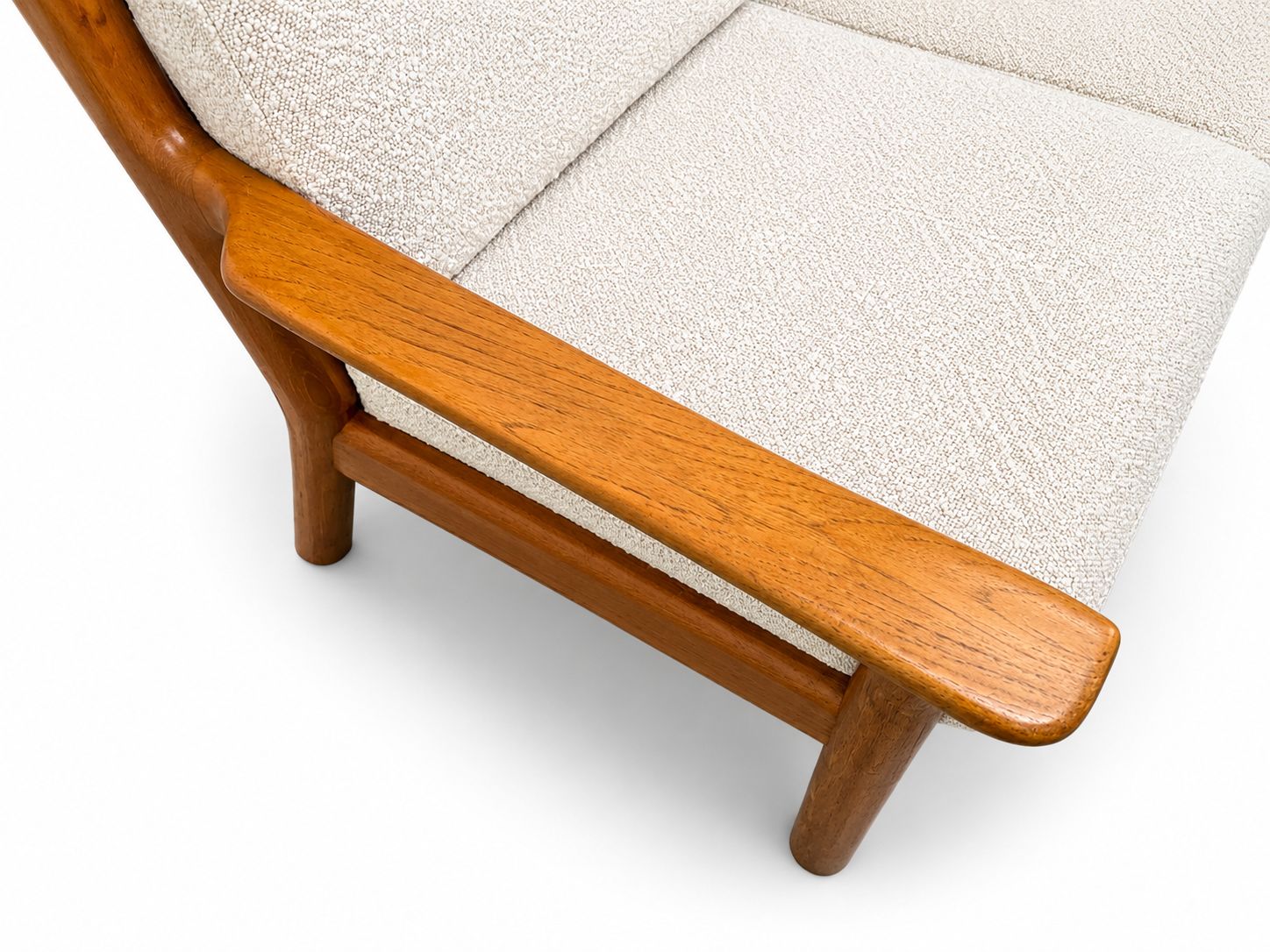 Juul Kristensen For Golstrup Two Seater Sofa In Ivory Boucle photo vinterior