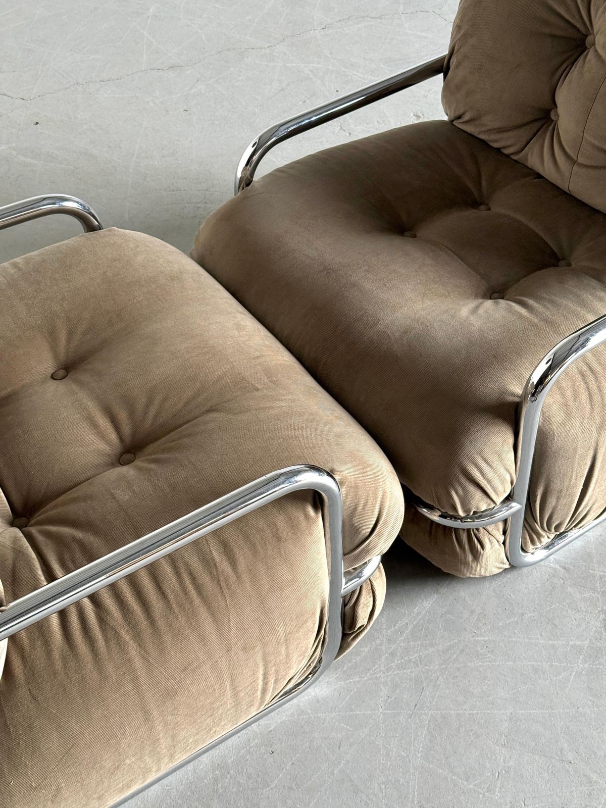 photo furniture Vintage Italian Armchairs By Mario Sabot