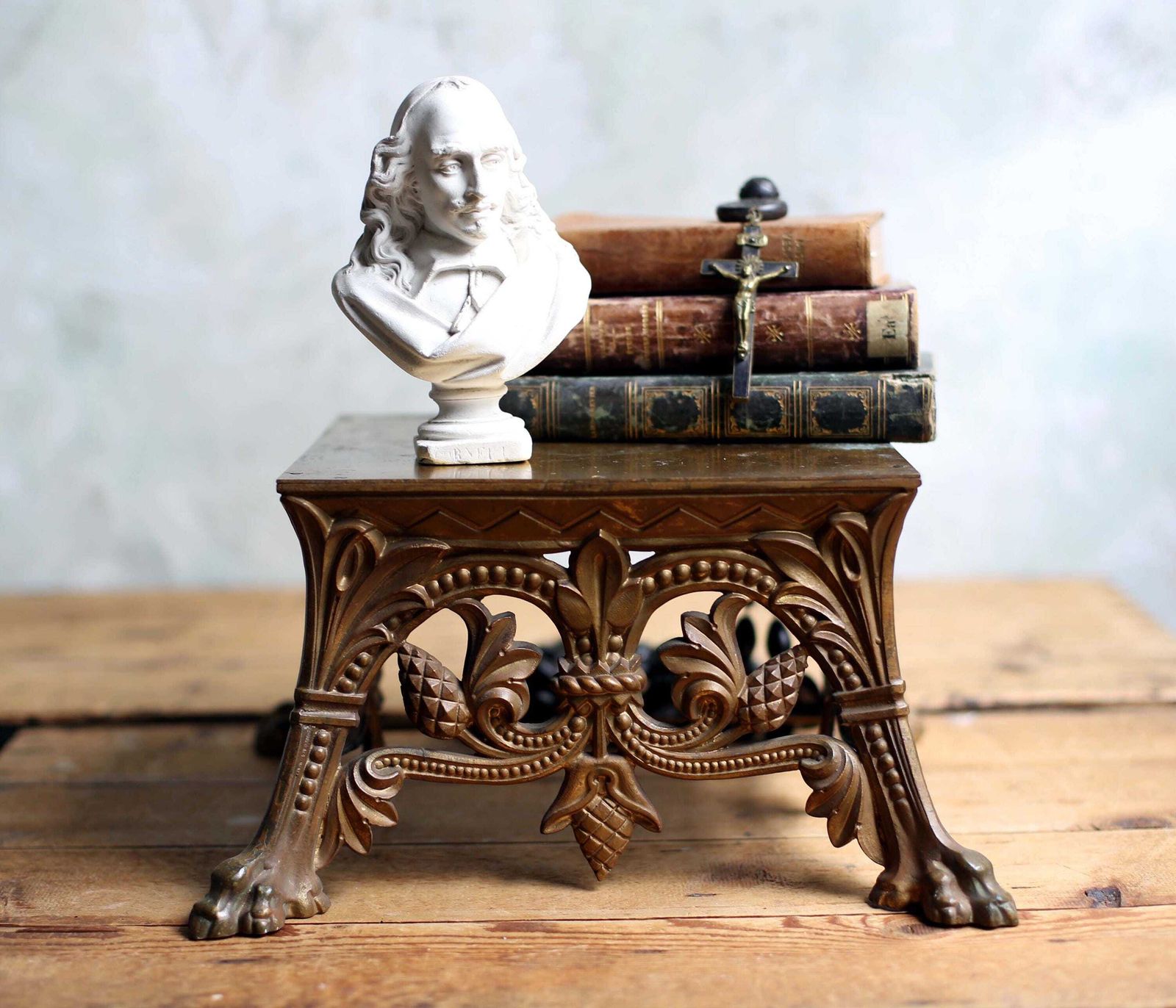 photo for sale Church Altar Riser Host Table Religious Antique Display Stand 19th Century