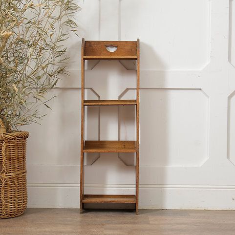photo furniture Bespoke Early 20th Century Honey Oak Bookcase
