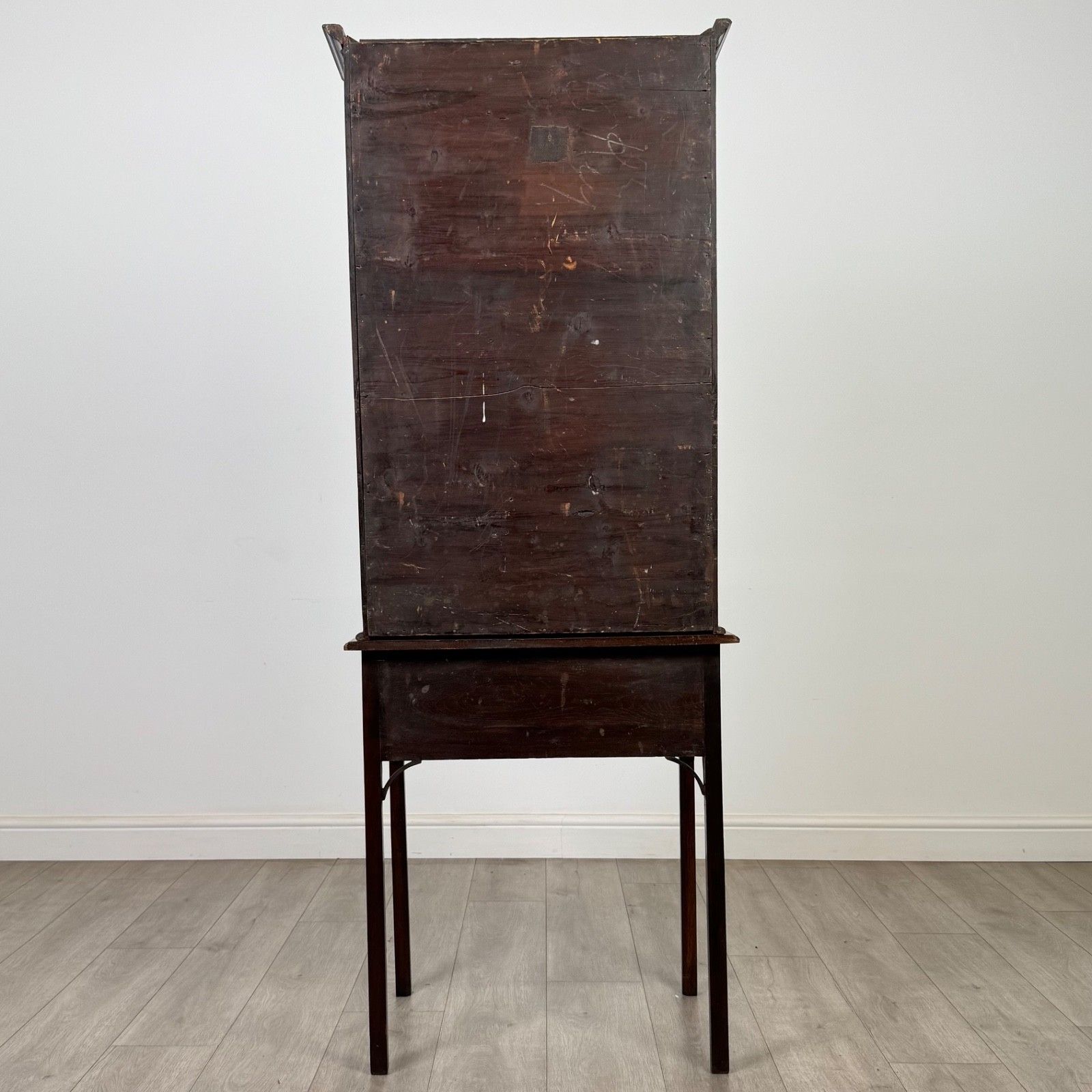 Antique 18th Century Georgian Display Cabinet In Mahogany ( Af 5809 ) photo vinterior