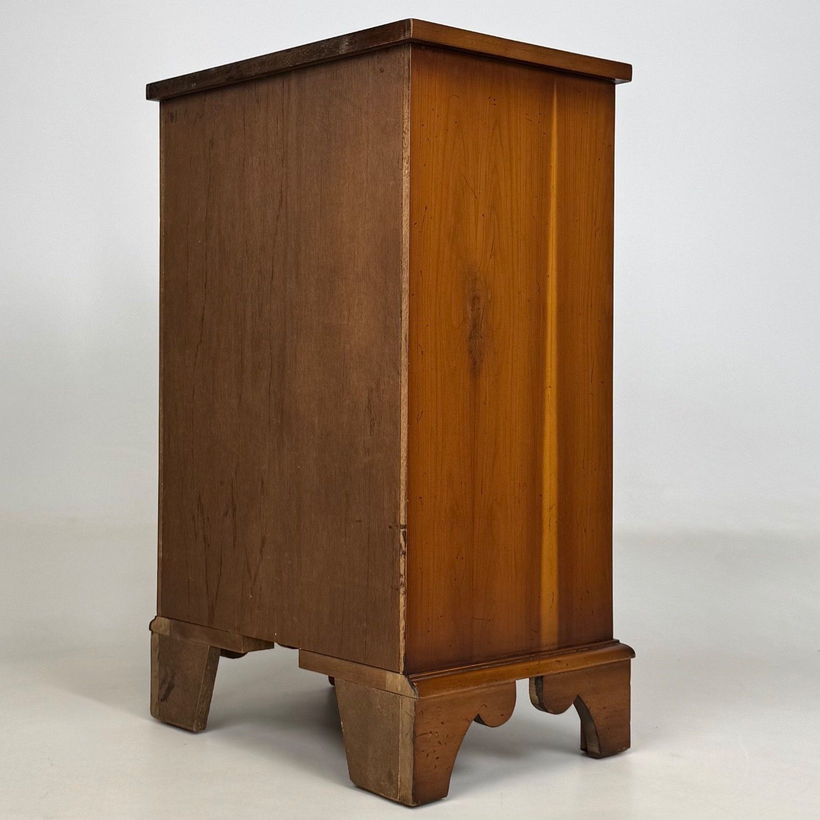 Antique 20th Century Small Chest Of Drawers In Yew Wood ( Af 5712 ) photo vinterior