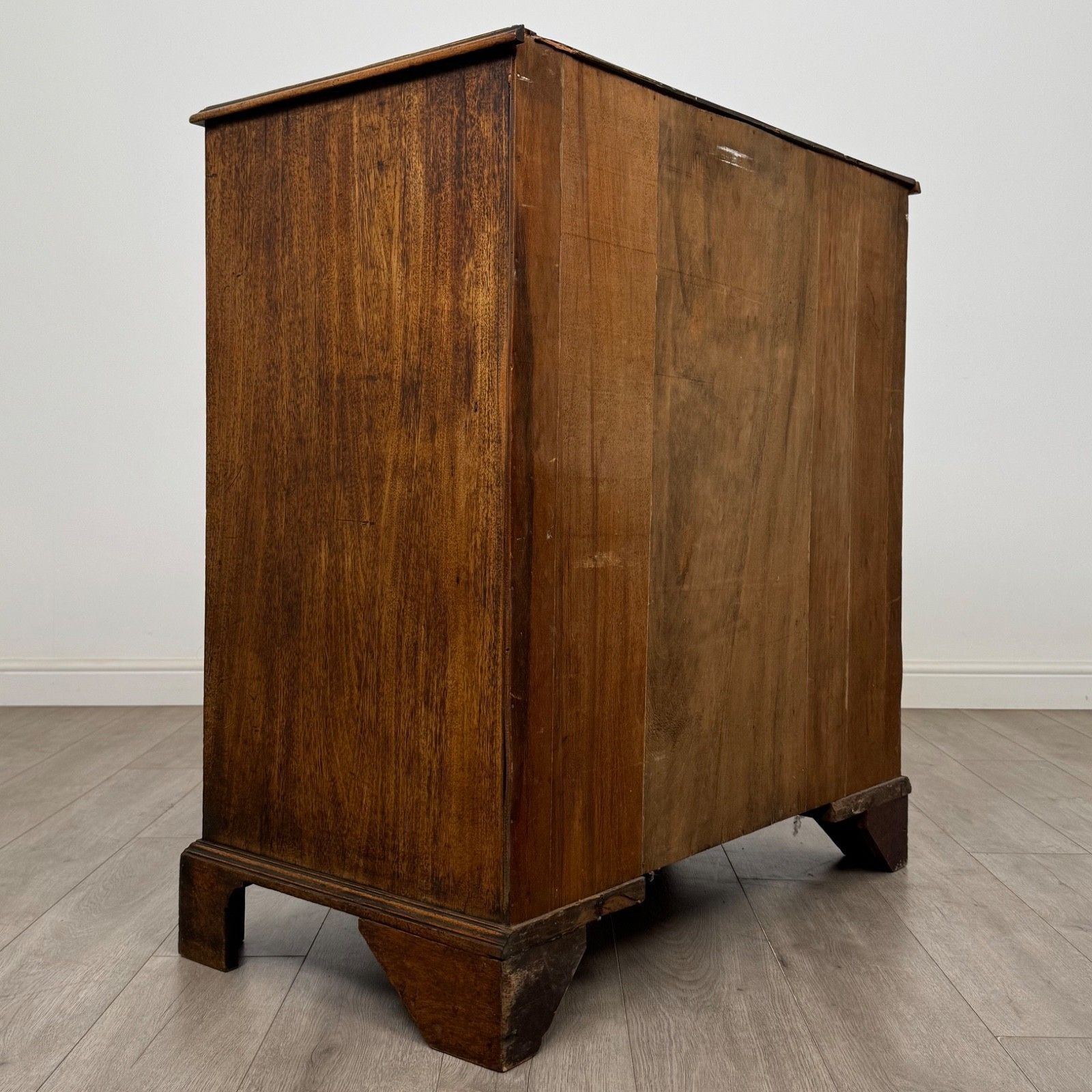 Antique 18th Century Georgian Mahogany Chest Of Drawers ( Af 5755 ) photo Furniture