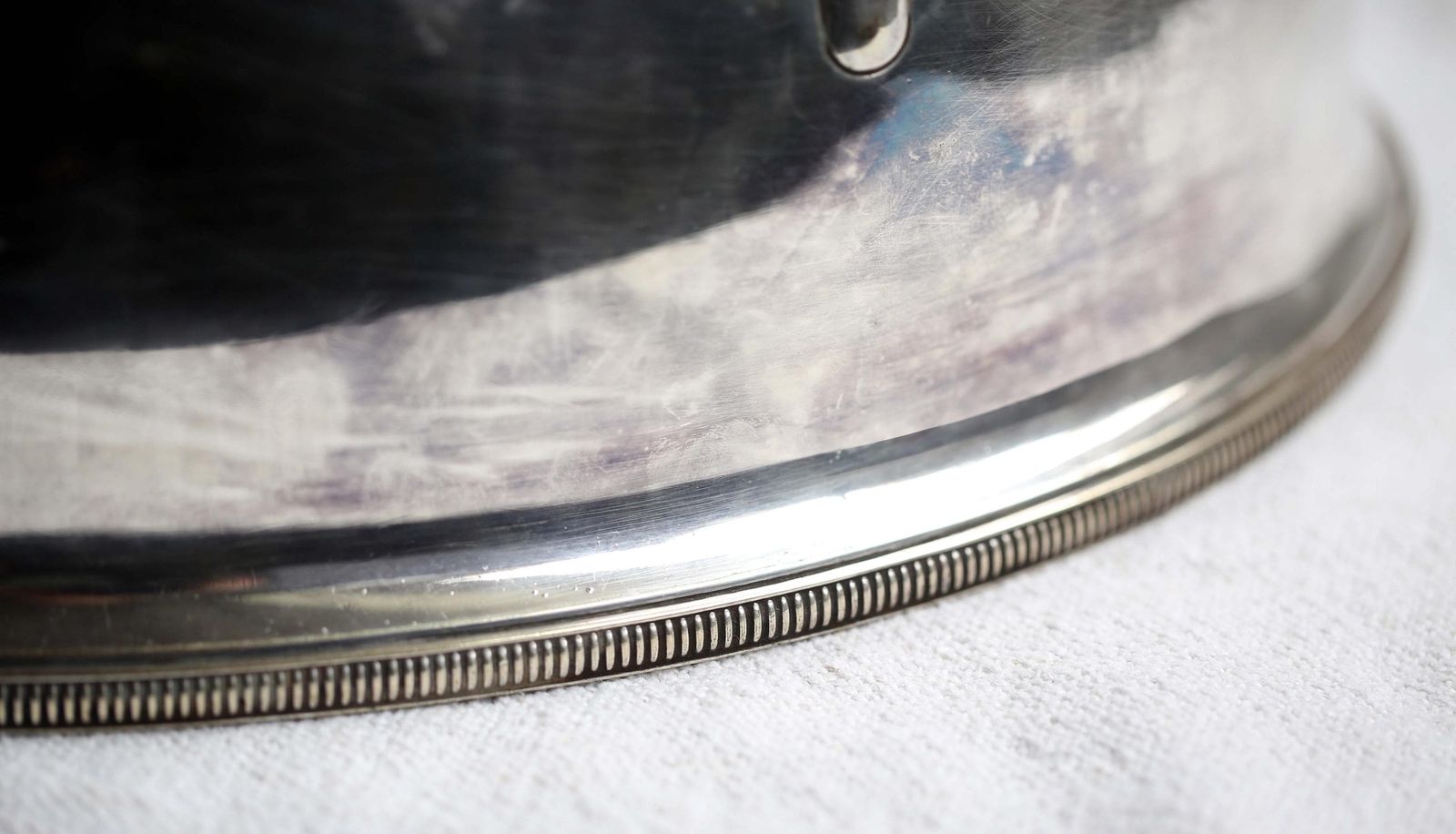 Large Antique Silver Food Dome Oval Cloche Bell Food Cover Mappin & Webb photo buy