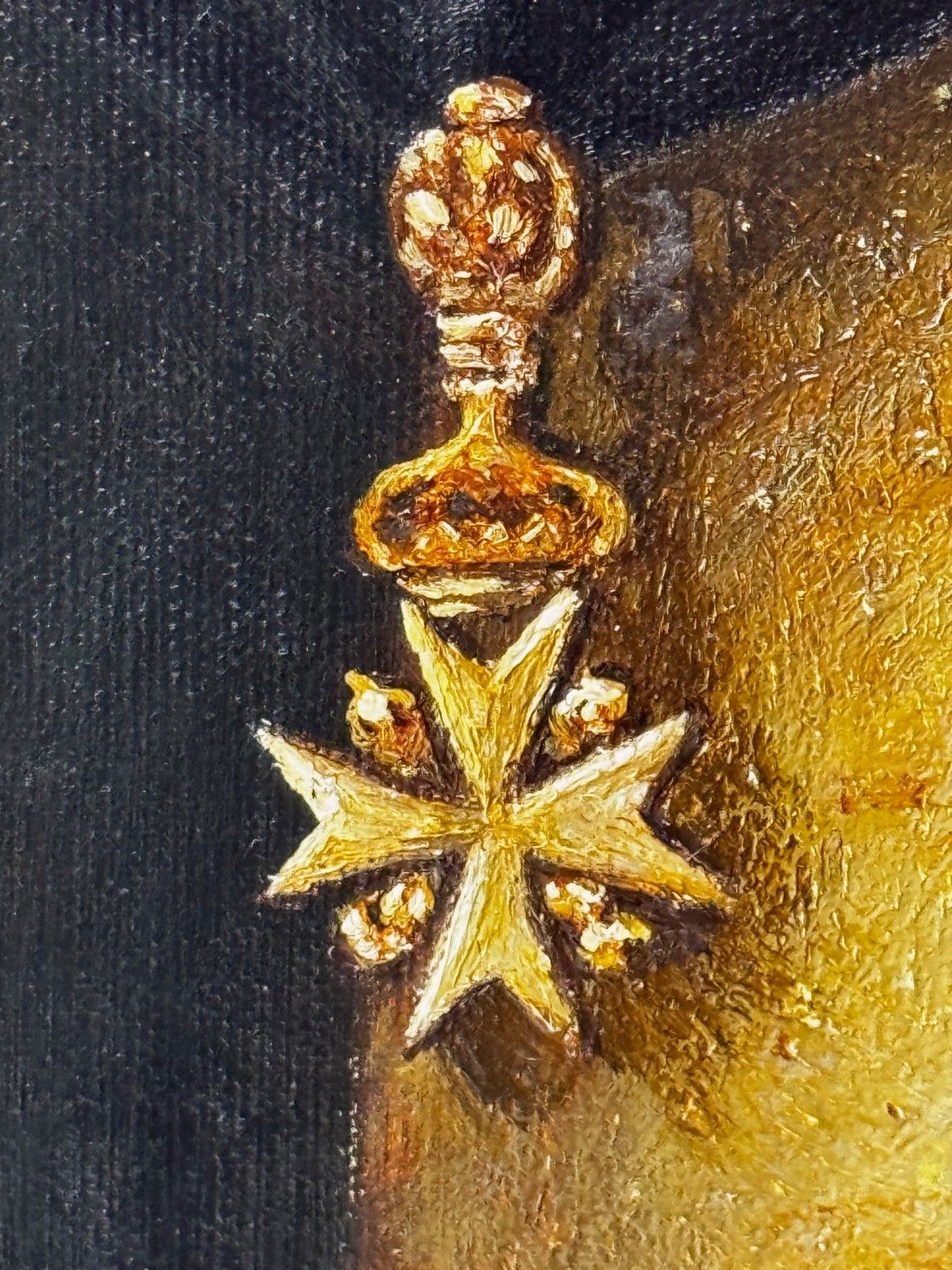 Large Oil Portrait Jean Philippe Le Chevalier D'orléans Wearing Order Of Malta Armour After Jean François De Troy photo buy