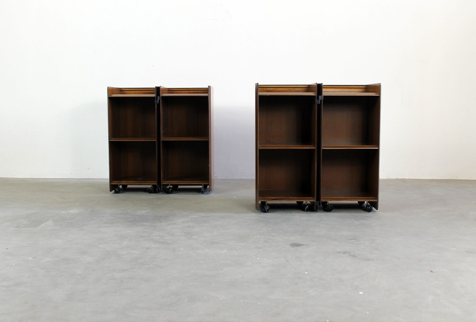 Tobia And Afra Scarpa Set Of Two Artona Nightstands By Maxalto 1975 photo Furniture