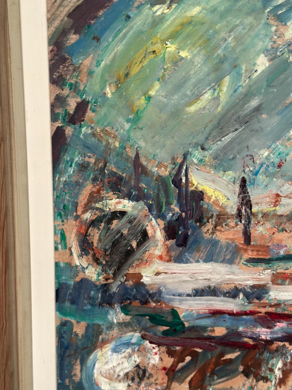 photo vinterior “The Harbor Arches” Oil On Canvas Painting.