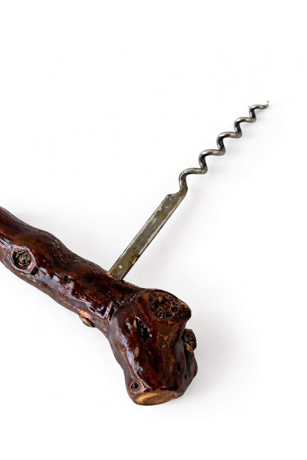 Franse Laurent Siret kurkentrekker van druivenhout, jaren 1940 photo Woonaccessoires