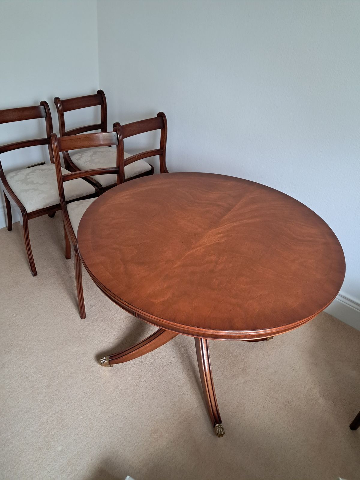 Reprodux Dining Table And Four Chairs