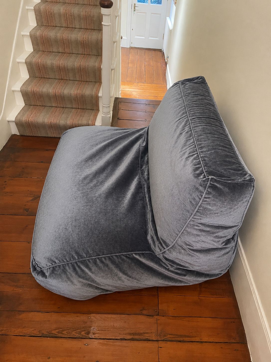 Verzelloni Zoe Lounge Chairs – Grey Velvet – Up To 3 Available photo furniture