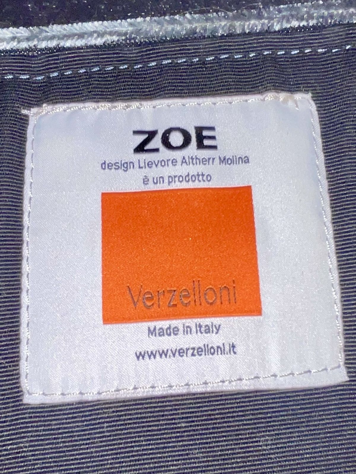 Verzelloni Zoe Lounge Chairs – Grey Velvet – Up To 3 Available photo Furniture