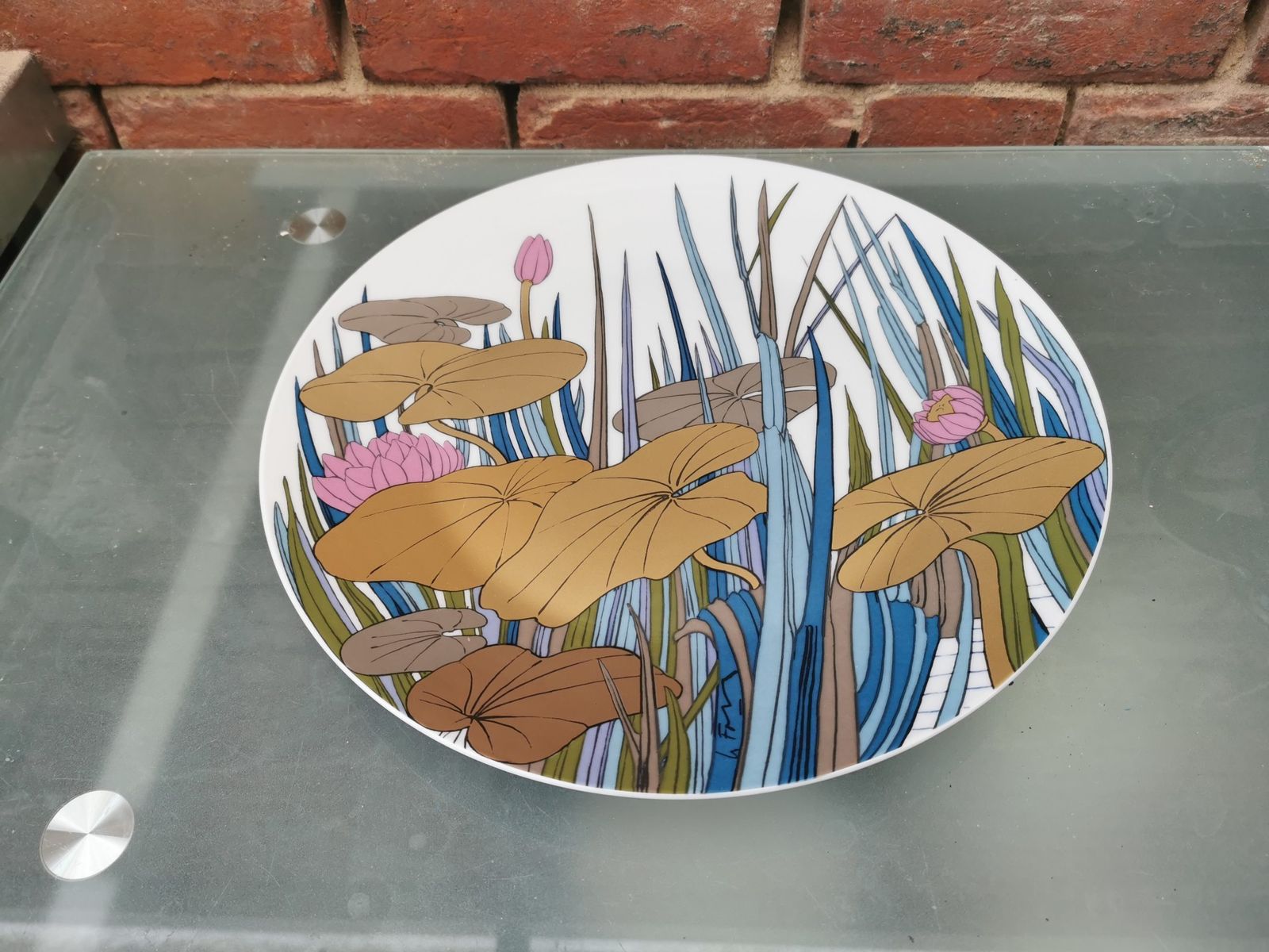 Rosenthal Studio Line Waterlily Plate By Alain Le Foll photo furniture