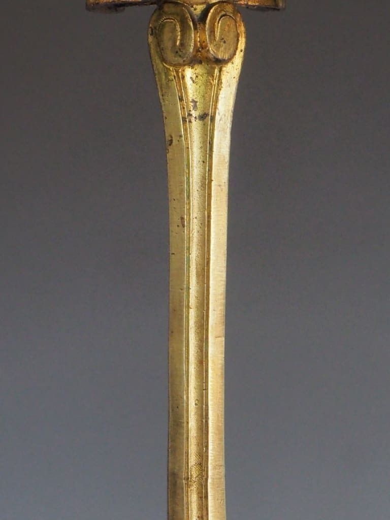 photo vinterior Antique Brass Fireside Tool Stand | Ornate Victorian Hearth Accessory