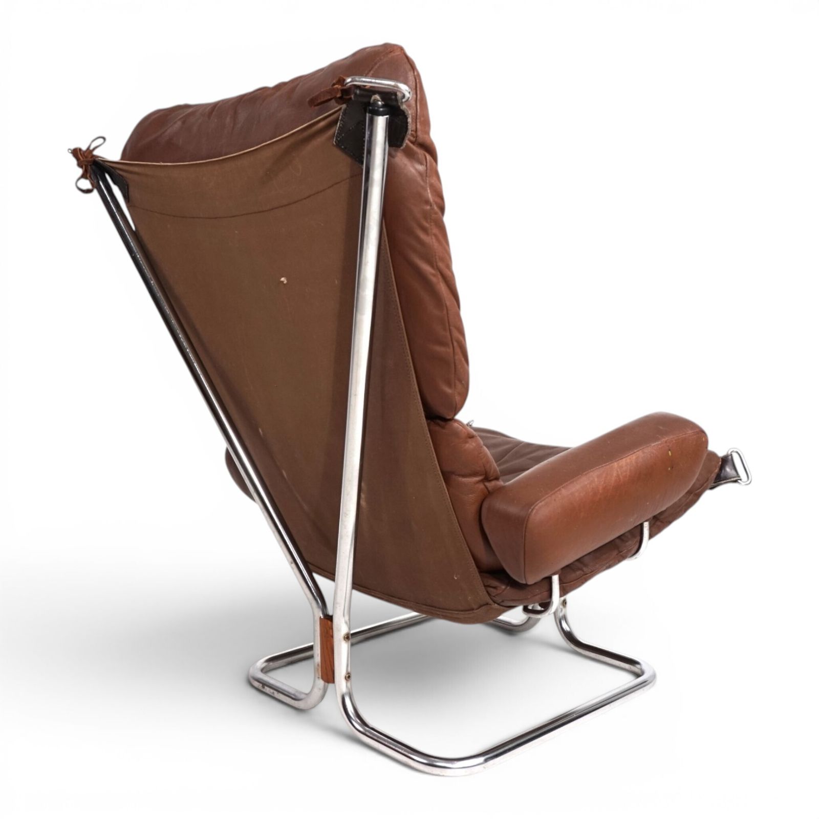 Westnofa Wing Leather Armchair van Harald Relling, 1970 photo Meubels