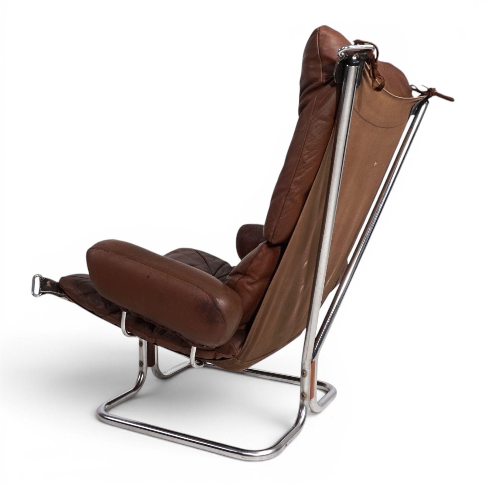 photo for sale Westnofa Wing Leather Armchair By Harald Relling, 1970