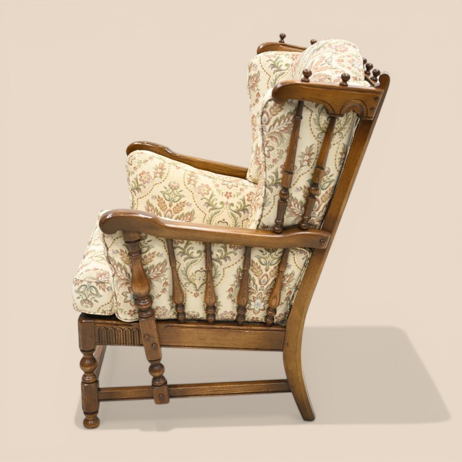 Ercol Cloister Wing Back Easy Fireside Armchair Golden Dawn Free Delivery photo furniture