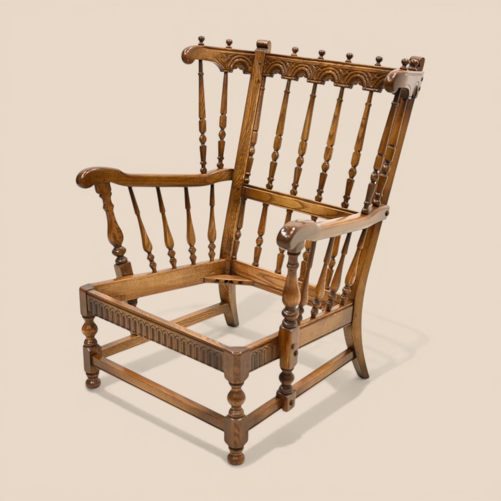 photo buy Ercol Cloister Wing Back Easy Fireside Armchair Golden Dawn Free Delivery
