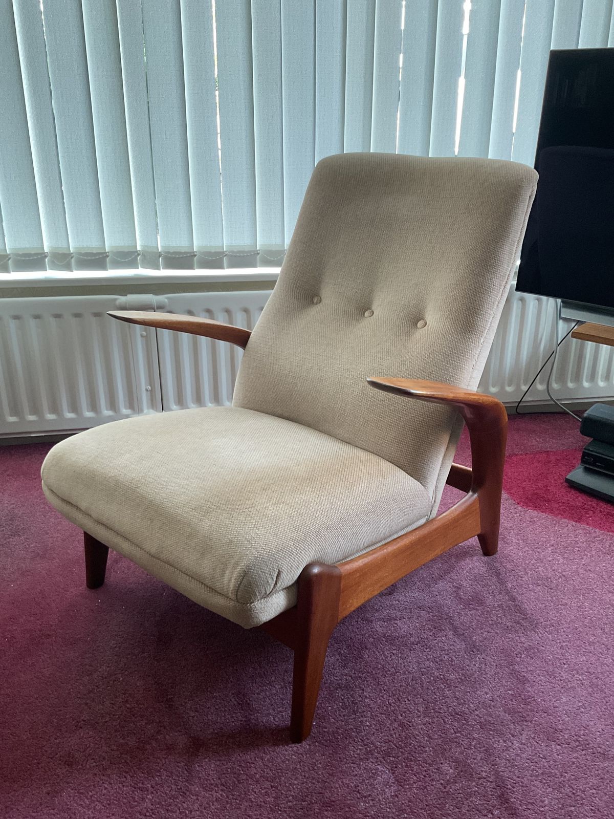 Gimson & Slater 1960s Rock ‘N’ Rest Armchair Set. photo for sale