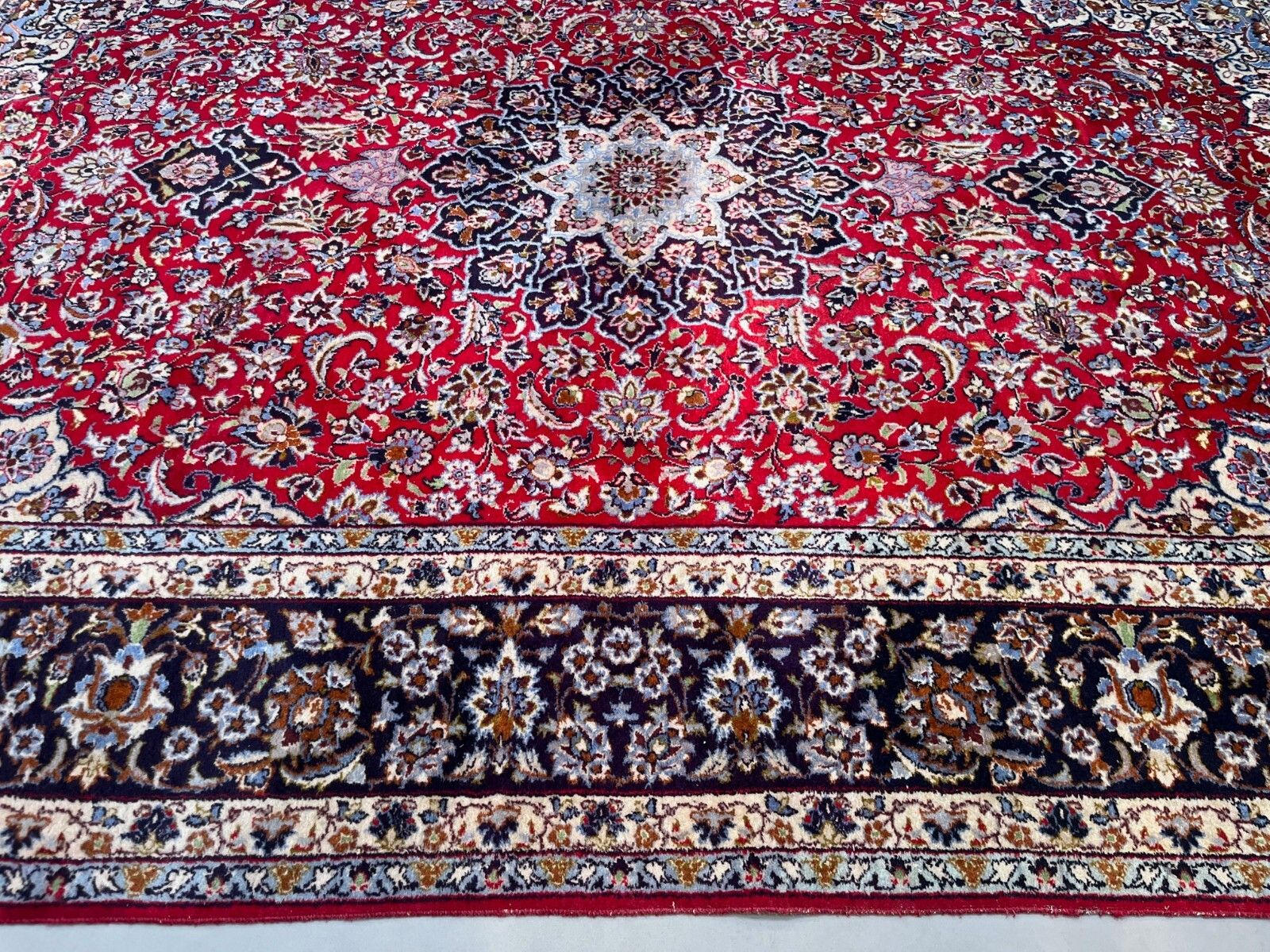 Antiek Tribal Vloerkleed 433x300 cm Wol Oosters Handgemaakt Tapijt 2502 photo Textiel