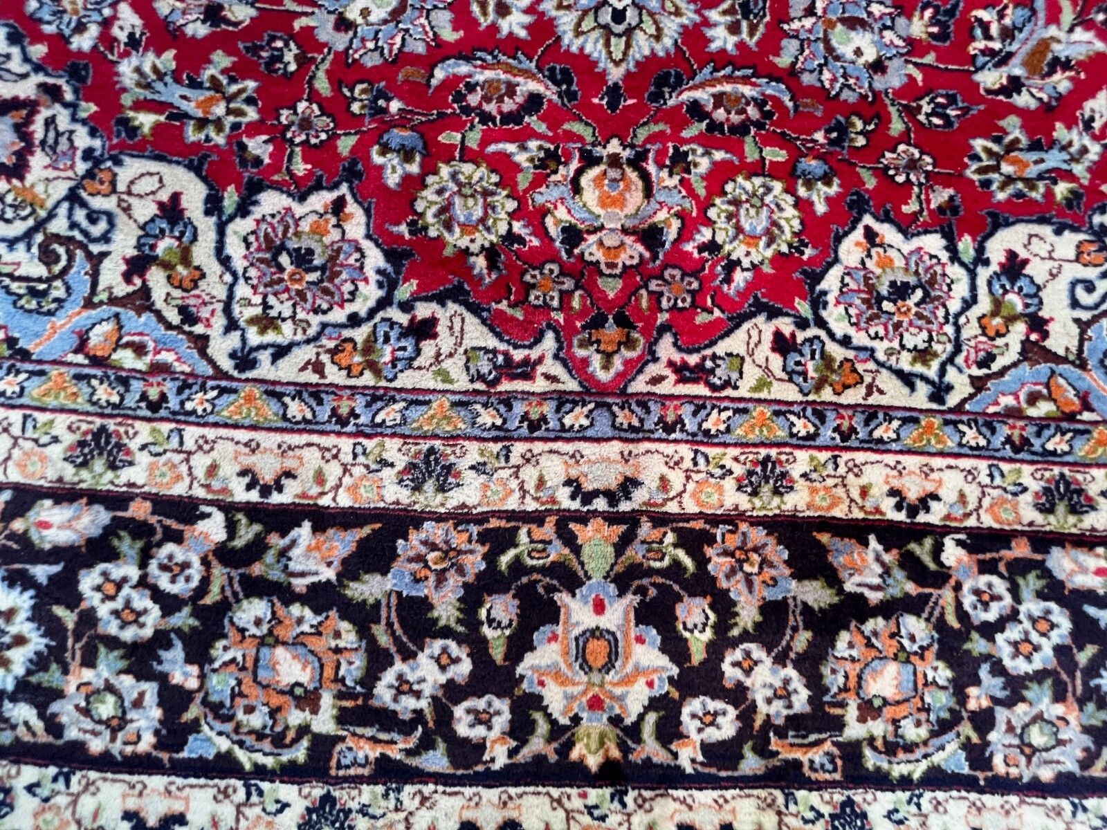 photo buy Antiek Tribal Vloerkleed 433x300 cm Wol Oosters Handgemaakt Tapijt 2502
