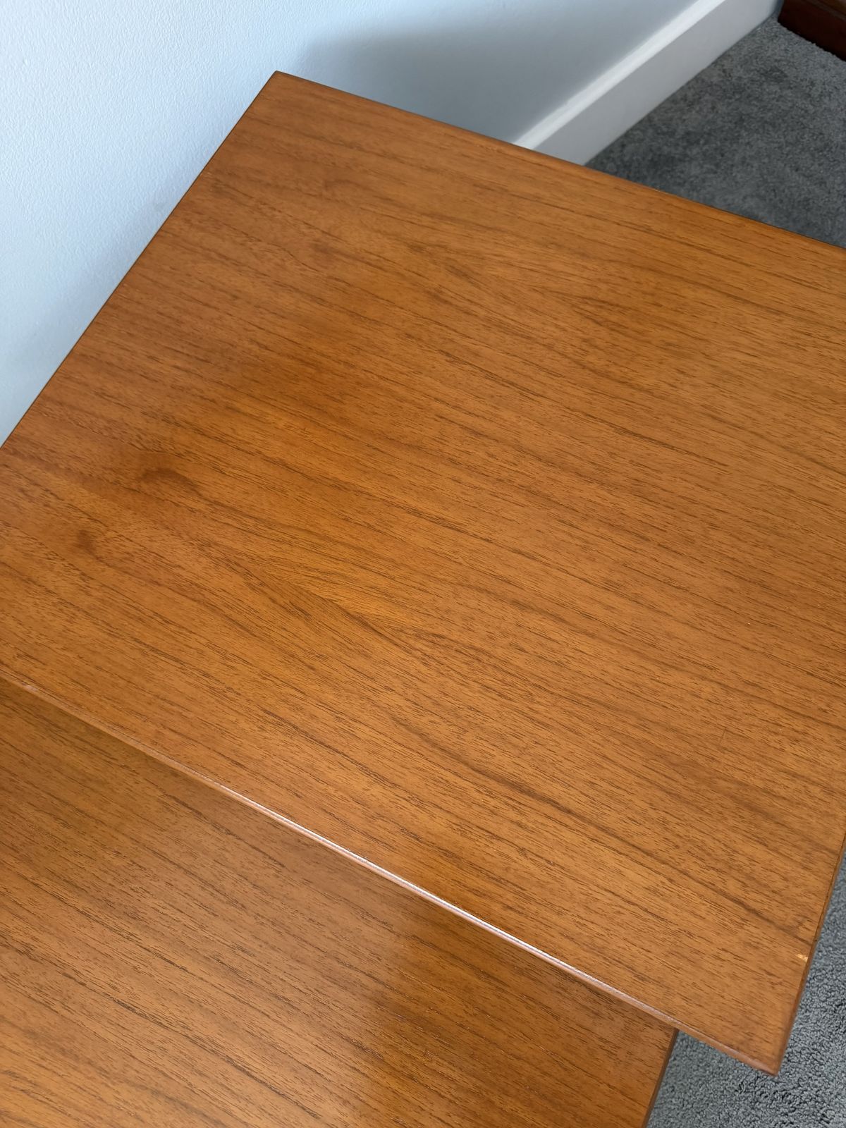 photo for sale Portwood Mid Century Teak Nest Of Three Tables