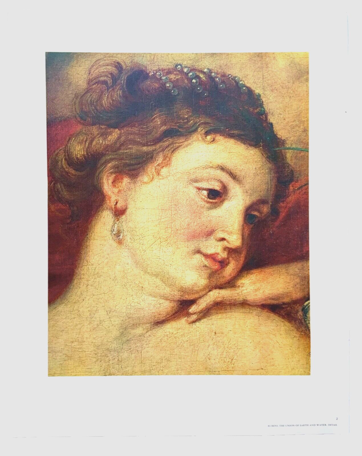 Set Os 3 Vintage Print On Paper From Rubens Oil Painting 32cm X 42 Cm photo for sale